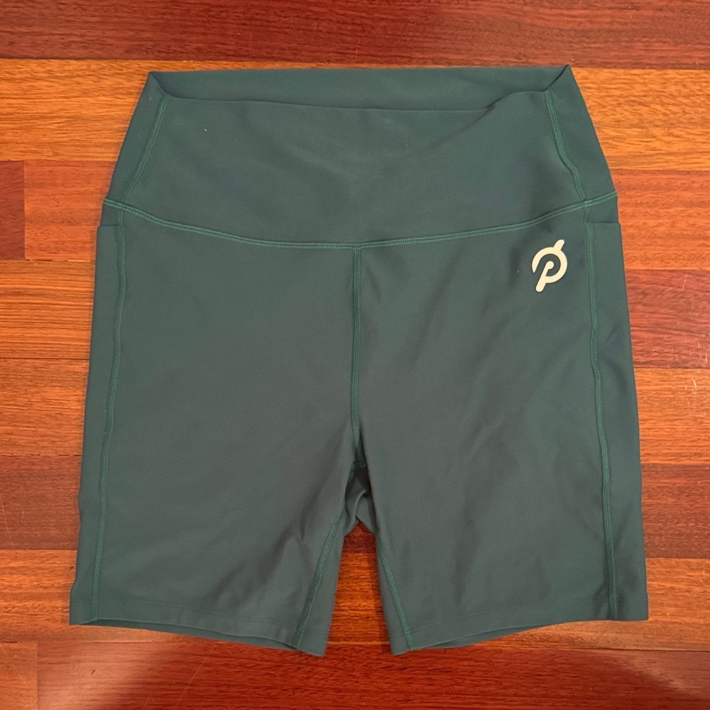 Peloton Women's Dark Green Bike Shorts